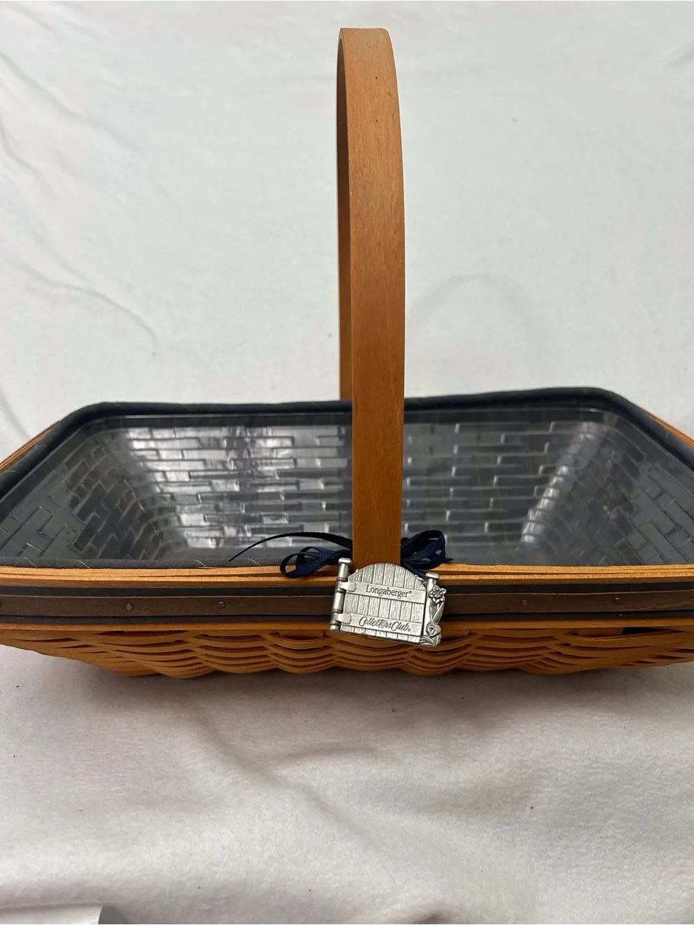 Longaberger 2000 Spring Meadow Basket with Basket Tie